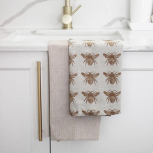 Load image into Gallery viewer, Honey Bee Tea Towel - Mustard (2pk)