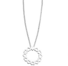 Load image into Gallery viewer, Love Goes Round Circle Necklace
