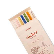 Load image into Gallery viewer, Cocktail Glass Drinking Straws - Multi-colour