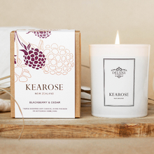 Load image into Gallery viewer, Kearose Christmas Edition Blackberry &amp; Cedar Candle
