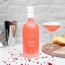 Load image into Gallery viewer, Batched Gin Sour - Strawberry &amp; Rhubarb 725ml
