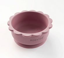 Load image into Gallery viewer, Silicone Suction Lion Bowl | Dusty Pink