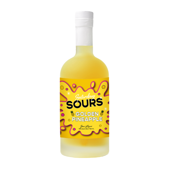 Saturdays Sours Golden Pineapple 725ml