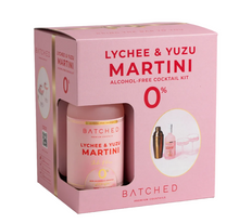 Load image into Gallery viewer, Batched 0% Lychee &amp; Yuzu Martini Cocktail Kit

