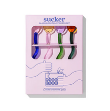 Load image into Gallery viewer, Glass Cocktail Stirrer Set
