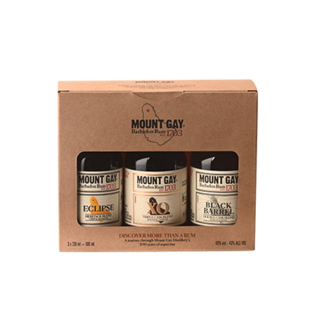 Mount Gay Rum Discovery Pack 3x200ml