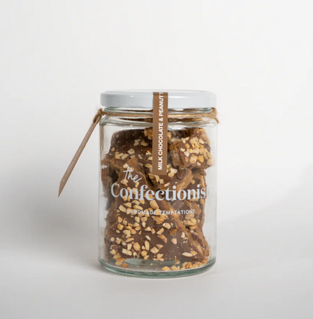Milk Chocolate & Peanut Toffee | 200g Jar (Large)