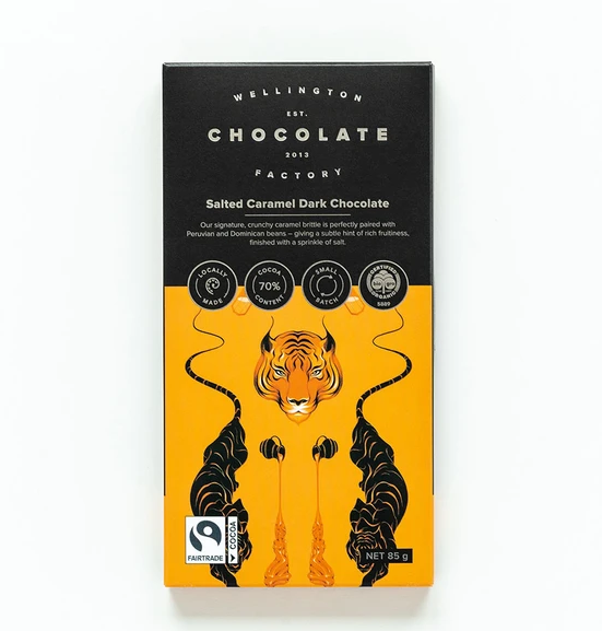 Salted Caramel Dark Chocolate Bar 85g